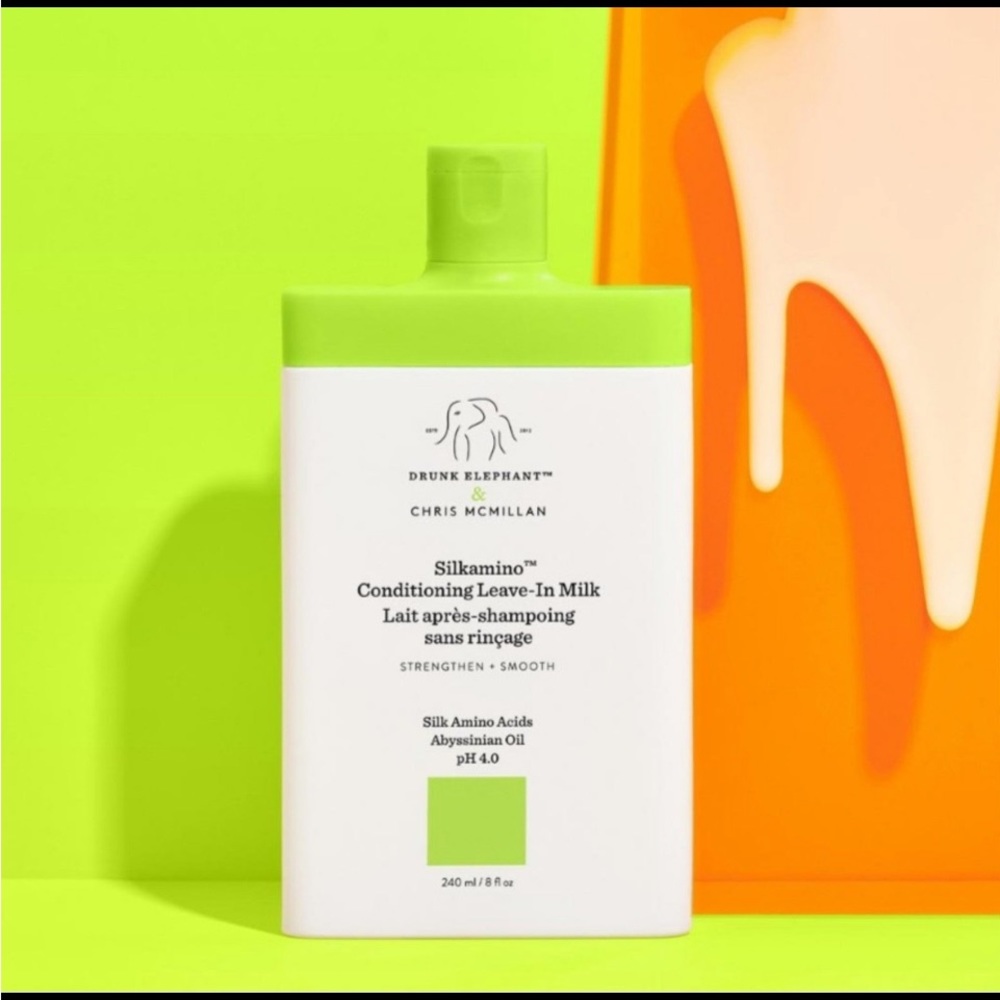 Drunk Elephant Silkamino Conditioning Leave-In Milk 250ml New Sealed